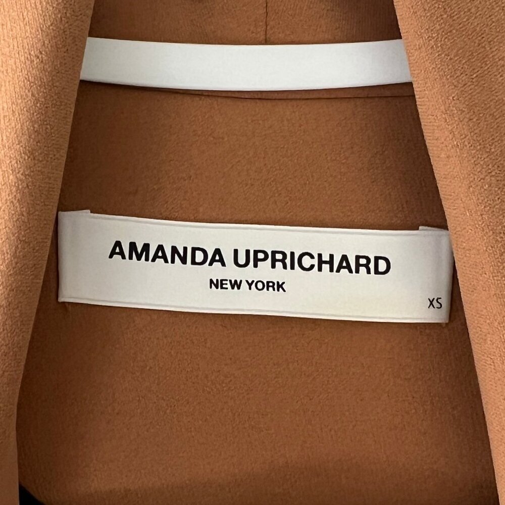 Anthropologie Amanda Uprichard Long Duster Trench Peacoat Old Money Quiet Luxury - Picture 6 of 8